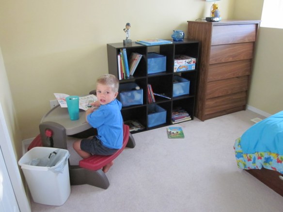 Brayden's new room setup